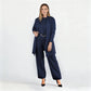 🔥Last Day Offer: 50% Off Elegant Longline Cardigan & Top & Pants 3-Pieces Set