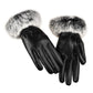 ❄2026 Elegant synthetic leather touchscreen gloves❄