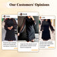 ✨ Flattering Elegance | Women's Rhinestone Round-Neck Midi Dress