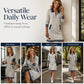 🍂Autumn Hot Sale 60% OFF🔥Women’s Fashion Collared Long-Sleeve Dress
