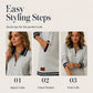 🍂Autumn Hot Sale 60% OFF🔥Women’s Fashion Collared Long-Sleeve Dress