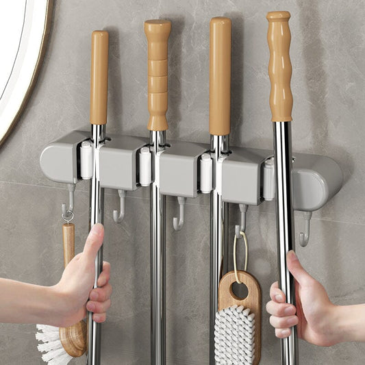 ⏳Multifunctional Mop Holder with Hook