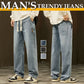 👖 50% OFF NOW! ☀️ Men's Loose Fit Straight Jeans – Lightweight, Breathable & Versatile – Cool Summer Comfort 🏃‍♂️