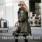 Women's Trendy Long-Sleeve Hooded Jacket