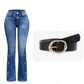 ⏰Last Day Sale 50% Off💃Women High Waisted Distressed Flare Jeans
