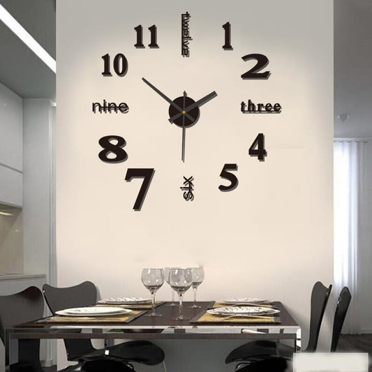 📢📢50 % OFF !!🎅 3D Wall Decal Decorative Clock