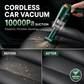 ⏰🔥LIMITED TIME 50% OFF!🔥50K+ SOLD!🧹 Cordless Car Vacuum – 10000Pa Suction & 4000mAh Battery 🚗