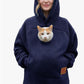 🥳2026 HOT SALE🥳💞50K+ SOLD🐾2026 A must-have for pet lovers 💞 Cozy Fleece Pet Bonding Pouch Hoodie – Warm & Supportive Small Pet Carrier Clothing