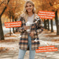 🔥Winter Hot Sale 50% OFF🔥⏰Women’s Classic Cozy Plaid Hooded Jacket🧥