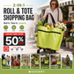 ⏰Last Day Promotion Only £12.99 ‼️🛒2-in-1 Foldable Shopping Cart✨Portable Lightweight Grocery Trolley