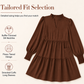 🌸Hot Sale 50% OFF💖Women's V-Neck Tiered Ruffle Mini Dress