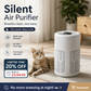 🌬️ 50% OFF! 🔥 Compact air purifier for the home – 2026 bestseller – Quiet, energy-efficient & perfect for allergy sufferers, dust and pet hair 🏠