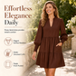 🌸Hot Sale 50% OFF💖Women's V-Neck Tiered Ruffle Mini Dress