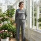 🥳💞50K+ SOLD⏳Limited-time 60% off⏰Women's Crew Neck Top & Drawstring Pants Set👚👖