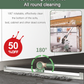 Remove Dust and Stain 5-in-1 Function, Magic Broom Sweeper