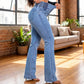 🥳2026 HOT SALE🥳💞50K+ SOLD!👖 50% OFF!Stretch Flare Jeans With A High Waist