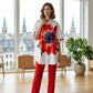 Women's Floral Print 2-Piece Set