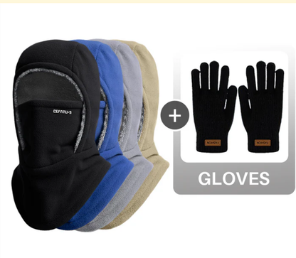 🔥Christmas Special Price Last Day Sale ￡9.99🤠Unisex Winter Warm Neck Mask Ear Protection One Piece Hat⏰