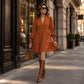 🌸Hot Sale 50% OFF💖Women's V-Neck Tiered Ruffle Mini Dress
