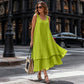 Bestseller💕 Double Layer Sleeveless Dress – Effortless Elegance & Modern Layered Look for Everyday