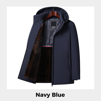 🧥 50% OFF NOW! 🔥 Men's Hooded Parka - Insulated and Waterproof, Ultimate Winter Comfort