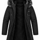 ✨Men's Windproof Hooded Thermal Mid-Length Parka Jacket