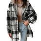🔥Winter Hot Sale 50% OFF🔥⏰Women’s Classic Cozy Plaid Hooded Jacket🧥