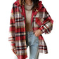 🔥Winter Hot Sale 50% OFF🔥⏰Women’s Classic Cozy Plaid Hooded Jacket🧥