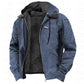 ⏳LAST DAY SALE 60% OFF !!📢Men’s Plush-Lined Hooded Work Jacket