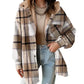 🔥Winter Hot Sale 50% OFF🔥⏰Women’s Classic Cozy Plaid Hooded Jacket🧥