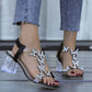 🎁Hot Sale 49% OFF⏳Women's Elasticated Fashion Rhinestone Sandals