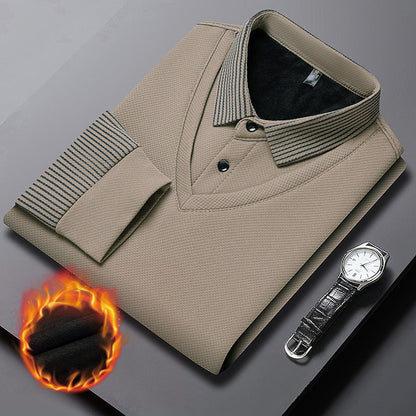 Men's Lapel Faux Two-Piece Knitted Shirt👔🔥