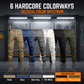 👖Last Day Promotion 49% OFF🔥Men’s Tapered Cargo Jogger Pants with Multi Pockets, Elastic Ankle Cuffs & Drawstring Waist