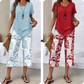 👚 50% OFF NOW! 🔥 Casual Round Neck Layered Tunic Top & Wide Leg Pants Set – Flowy Design, Soft Fabric & Perfect for Everyday Style 🌸