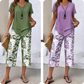 👚 50% OFF NOW! 🔥 Casual Round Neck Layered Tunic Top & Wide Leg Pants Set – Flowy Design, Soft Fabric & Perfect for Everyday Style 🌸