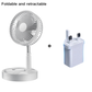 🌀 50% OFF NOW! 🔋 Telescopic Folding USB Charging Fan – Adjustable height, quiet operation & portable – perfect for desk, travel or outdoor use 💨