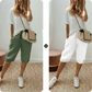 👖 HOT SALE🌿Women's Casual Cotton Linen Capris