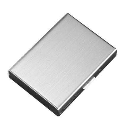 💰 Price Drop! RFID-blocking card holder – stainless steel, slim design, 3 capacities. 📇✨