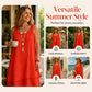 Bestseller💕 Double Layer Sleeveless Dress – Effortless Elegance & Modern Layered Look for Everyday