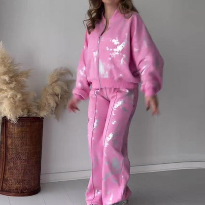 🎉New Product Launch💐 – Trendy Casual Sweatshirt 2-Piece Set