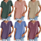 🌈 Fashion Solid Color Pocket Short Sleeve T-Shirt - Summer New Style