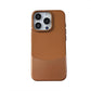 Two-Tone PC Leather Patchwork Case for iPhone