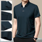 🎁 Hot Sale 49% OFF ⏳ Casual T-shirt för män med revers som andas och är rynkfri