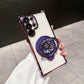 Gyroscope Transparent Phone Case With  Magnetic Bracket for Samsung S22/S23/S24