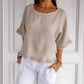 💕Summer cotton linen top with loose fit