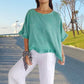 💕Summer cotton linen top with loose fit