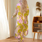 HOT SALE 50% OFF💖Printed Long Back-Hem Top Loose Pants 2 Piece Set