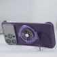 Bezel-less heat dissipation large window Gyro Stand phone case
