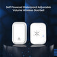 Self Powered Waterproof Adjustable Volume Wireless Doorbell