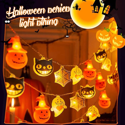 Battery Operated Halloween String Light with 2 Light Modes